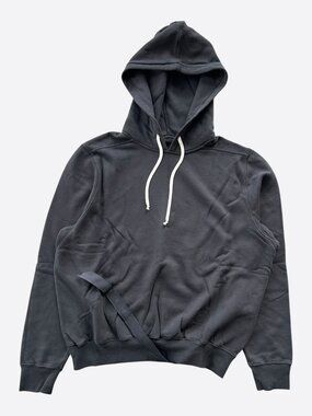 Rick Owens Black Oversized Hoodie